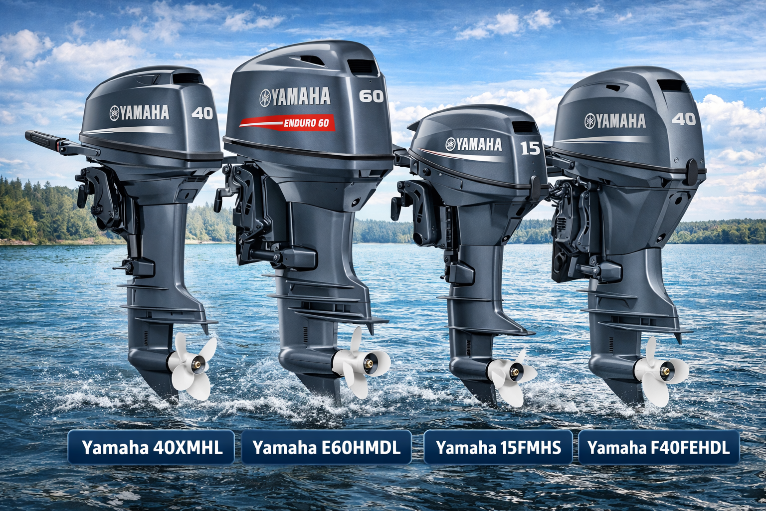 Акційні ціни на човнові мотори Yamaha