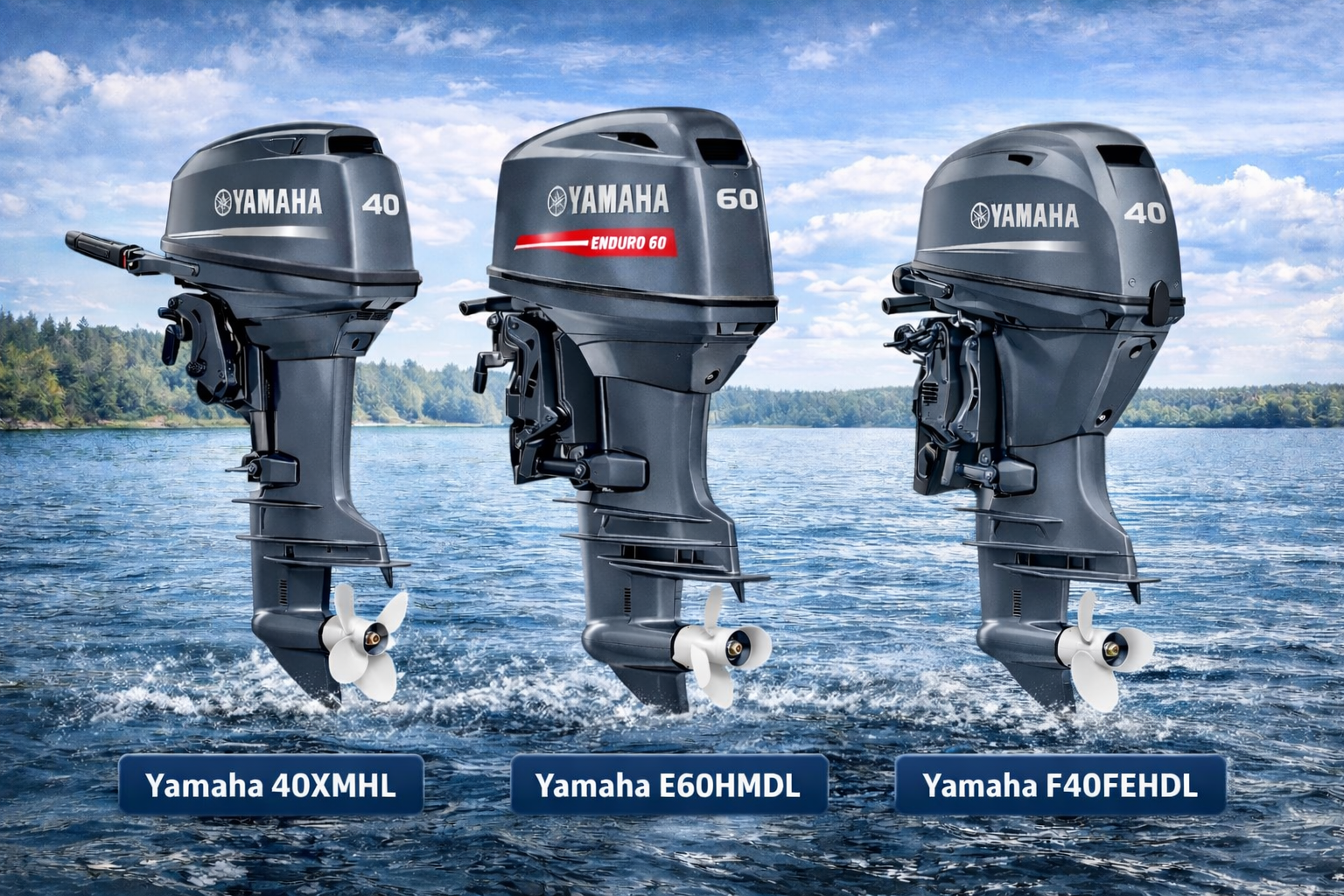 Акційні ціни на човнові мотори Yamaha